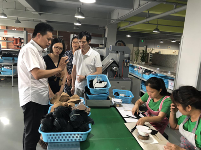 協(xié)會拜訪天創(chuàng)時尚鞋業(yè)股份 技術交流紀實